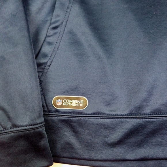 Dallas Cowboys NFL Combine Training Hoodie Navy Blue Men's - Picture 3 of 7